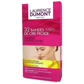 Laurence dumont - 32 bandes épilation sourcils cire froide