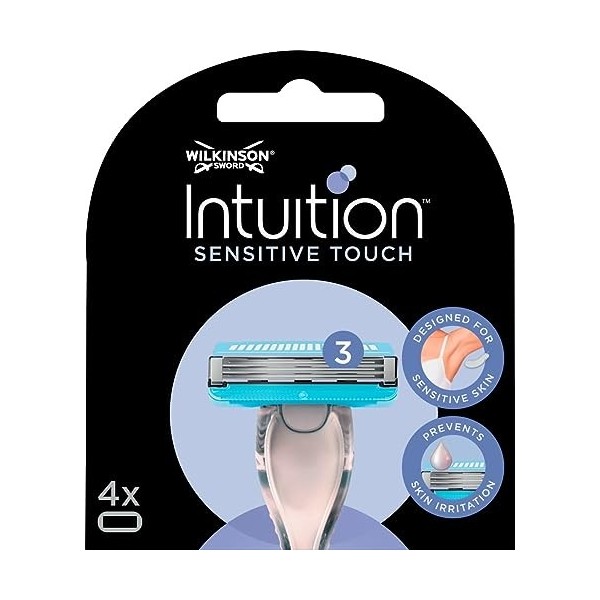 Wilkinson Sword Intuition Sensitive Touch Lames De Rasoir Femme X4