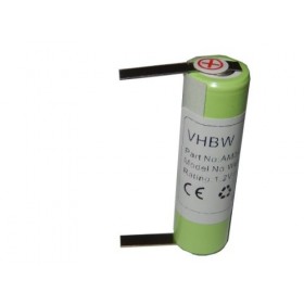 vhbw Batterie Compatible avec Tondeo Eco S 3108, Eco XS, Eco XS Black Velvet - 3711 Rasoir Tondeuse électrique 2000mAh, 1,2V