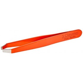 Original 3 Claveles 12280 - Pince à épiler inoxydable, crabe 9 cm Cranberry