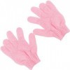 minkissy 2 Pièces Gants De Massage Pour Le Corps Gant De Gommage Coréen Gants De Bain Exfoliants Gants De Douche En Nylon Gom