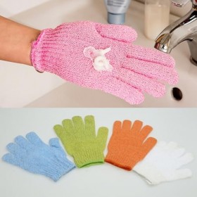 minkissy 2 Pièces Gants De Massage Pour Le Corps Gant De Gommage Coréen Gants De Bain Exfoliants Gants De Douche En Nylon Gom