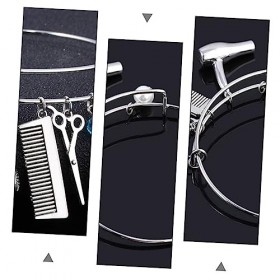 minkissy 1Pc Ciseaux Peigne Bracelet Coiffeur Bijoux Coiffeur Bracelet Coiffeur Charme Bracelet Extensible Bracelet Charme Br