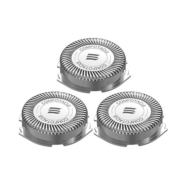 Têtes de Remplacement de Rasoir Compatibles avec PHILIPS HQ8, Shaver Replacement Heads Précis, Têtes de Rasoir de Rechange Ra