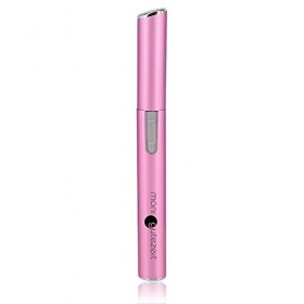 Trimmer sourcils/rasoir pour sourcils/rasoir pour poils visage, à piles, couleur rose