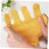 POPETPOP Paire De Gants De Bain Gants Exfoliants Gants De Douche Double Face