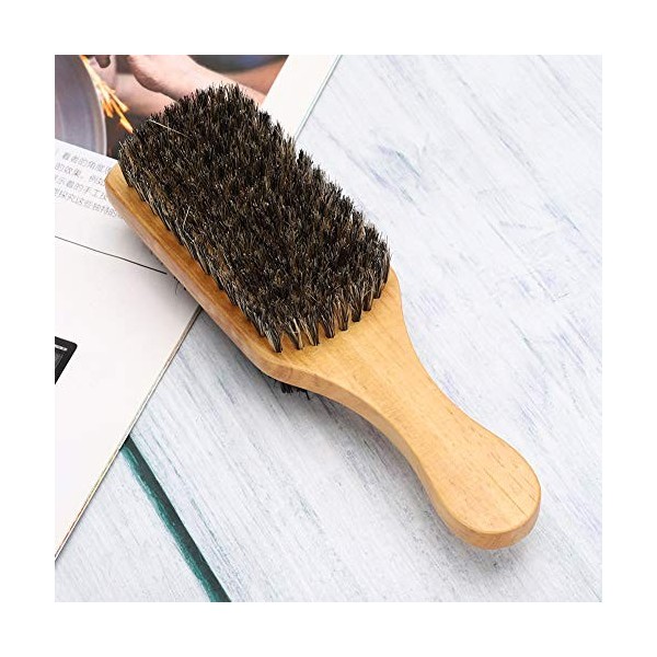 La Brosse à Barbe Double Face Adoucit La Barbe, Prévient Lirritation du rasoir. Brosse Multifonctionnelle pour le Nettoyage 