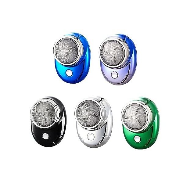 Rasoir Électrique Compact Rasoir Rechargeable USB Turbos Triple Lames Léger Et Adapté Aux Voyages Rasoir Indolore Rasoir Rech