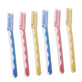 minkissy 6 Pièces Soins Infirmiers Sourcil Pour Les Femmes Rasoir De Sourcils Sourcil Rasoir Sourcil Lame Soin