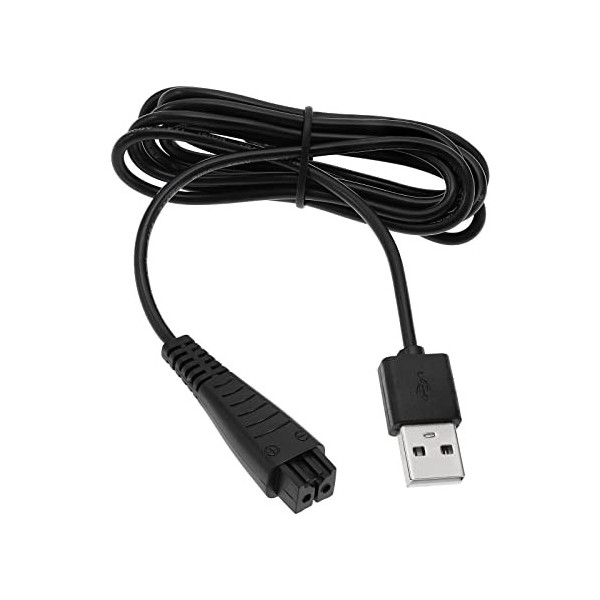 1 câble de chargement USB portable de rechange compatible avec lépilateur Panasonic ES-LA63 ES-LA93 RE7-51 RE7-59 RE740 RE76