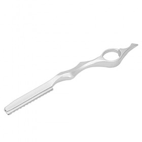 Rasoir à cheveux clairsemés, rasoir de coupe de cheveux rasoir de texturation de cheveux en acier inoxydable professionnel po