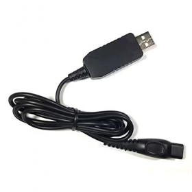 Câble de charge USB vers DC 15 V pour rasoir QP6510 QP6520 QP6530 QP6550 QP6505 QP6620