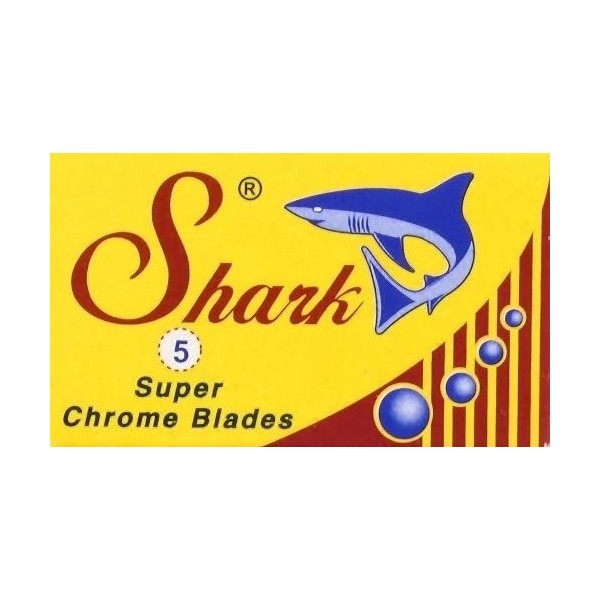 Shark 100 Super Chrome Double Edge Safety Razor Blades, pack de 1  1 x 1 pièce 