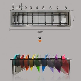 JInMO Convient pour BoîTe de Rangement de Base pour Tondeuse à Cheveux Tondeuse Peigne Guide Peigne Barber Outil Guide Peigne