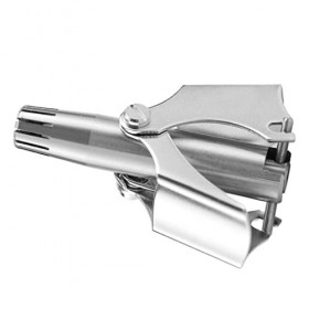 Almencla Coupe-poils Nez - Acier Inoxydable - Tondeuse pour Poils de Nez Manuelle