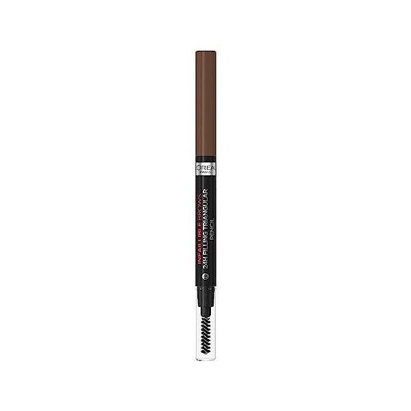LOréal Paris - Crayon Sourcils à Pointe Triangulaire - Waterproof & Longue Tenue - Résultat Naturel - Infaillible 24H Brow -