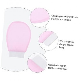 FOMIYES 1 Paire De Gants De Bain Gants De Serviette De Bain Gants De Douche Pour La Peau Gant Exfoliant Exfoliant En Profonde