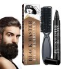 FLAVAS Stylo de Remplissage de Barbe imperméable | La Teinture et la Brosse à Barbe créent Une Barbe dapparence Naturelle - 