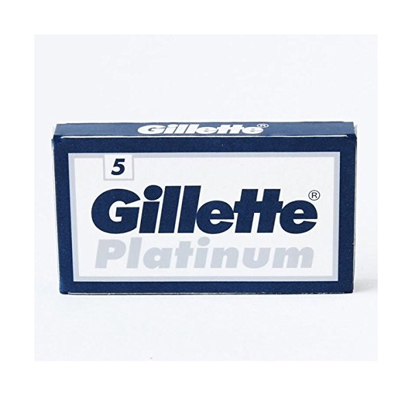 Gillette Platinum Lot de 5 lames de rasoir