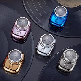 Mini rasoir électrique portable 3 hommes rasoir de rasage rechargeable barbe voyage poche rasage type C tondeuse machine
