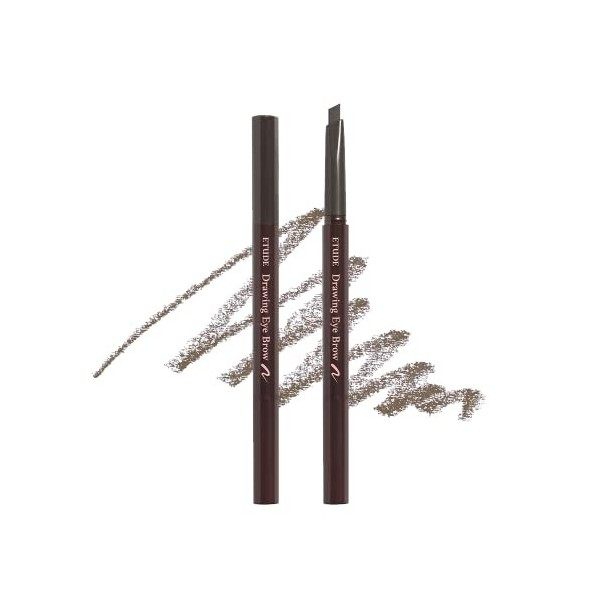 Etude House Dessin Eye Brow 3 Marron 21AD | Crayon à sourcils longue durée pour un maquillage des sourcils à la texture douc