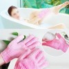 Gants Exfoliants, Douche Bain Gants Double-face Gommage Corps Couleurs Assorties pour Hommes Femmes Enfants 10 pièces