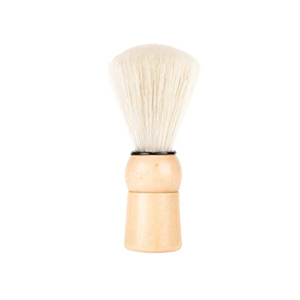 Blaireau de Rasage Brosse de Rasage Barbe Nettoyage Rasoir Brosse pour Hommes Couleur en Bois