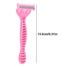 PLABBDPL Rasoir Femme, Rasage de Près en Douceur, 2 x Rasoir,5 Lames Chacune,Épilateur Portable Outil Pour Femmes Kit De Toil