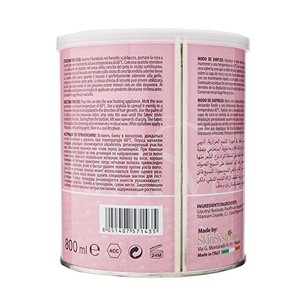 Skin System Cire liposoluble Titanium Rose 890 g