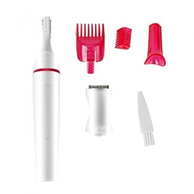 Rasoir électrique, tondeuse à sourcils portable pour femmes, avec têtes de coupe détachables, tondeuse à sourcils pour femmes