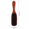 Brosse à Moustache Barbe - Brosse à Moustache Peigne de Barbe de Sangliers Poils avec Poignée de Grande Qualité