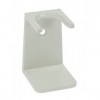 Porte-blaireau plastique blanc Hauteur 7,5 cm