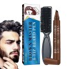 ONSMO Stylo à Barbe pour Hommes - La Teinture et la Brosse à Barbe créent Une Barbe dapparence Naturelle - Kit de toilettage