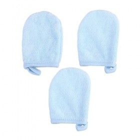 Mipcase 3 Pièces Gant Pour Le Visage Démaquillant Tissu Exfoliant Pour Le Visage Gommage Chiffon De Lavage Du Visage Exfolian