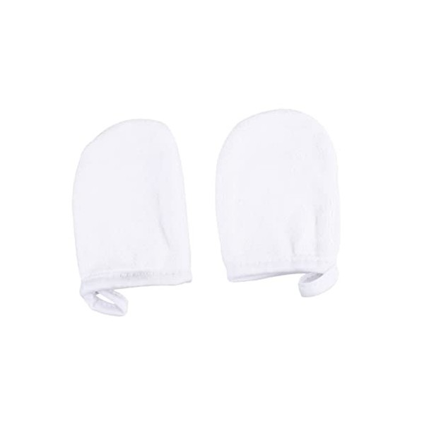 Mipcase 3 Pièces Gant Pour Le Visage Démaquillant Tissu Exfoliant Pour Le Visage Gommage Chiffon De Lavage Du Visage Exfolian