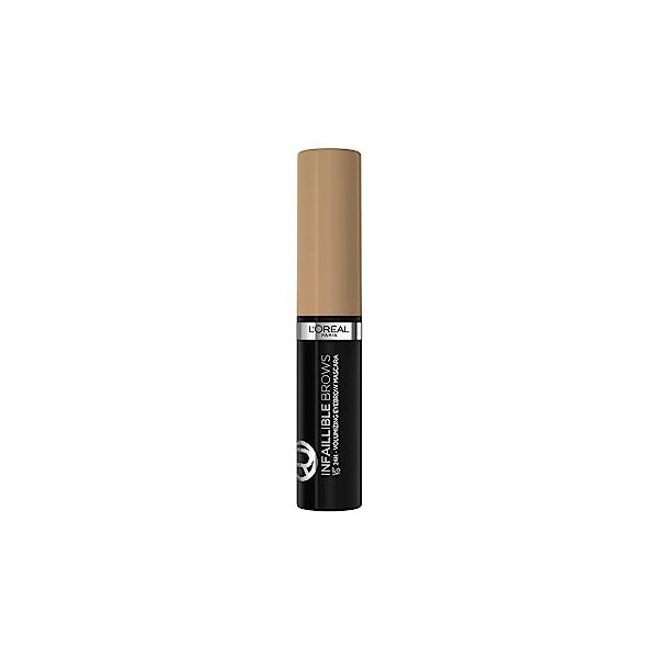 LOréal Paris - Mascara Sourcils Volumateur et longue tenue - Infaillible 24H Tinted Mascara - Teinte : Light Brunette