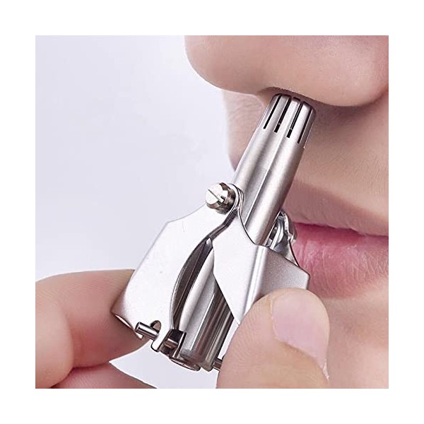 Tondeuse nez,Tondeuse nez oreilles Epilateur nez Tondeuse à poils de nez pour hommes et femmes Tondeuse Nez et Oreilles, Acie