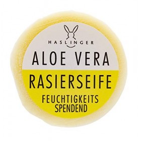 Boîte métallique avec savon à raser Aloe Vera