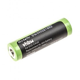 vhbw Batterie Compatible avec Tondeo ECO-S Rasoir Tondeuse à Cheveux 2500mAh, 1,2V, NiMH 