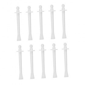 Lot de 12 applicateurs de cire pour les oreilles et le nez - Bandes de cire pour le visage - Crayon dépilation - de cire mul