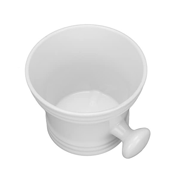 Grand Bol de Savon à Raser, Bol de Crème à Raser, Tasse de Rasage Portable pour Hommes avec Poignée