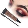 Sourcils Gel, Teinte instantanée imperméable de couleur de colorant de gel professionnel de sourcil avec la brosse pour le ma...