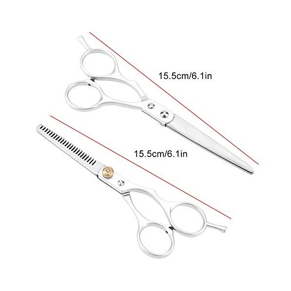 Ciseaux de coupe de cheveux Ciseaux de coupe professionnels Set Salon de coiffure Cisaillement de coiffure Hair Cut Scissor S