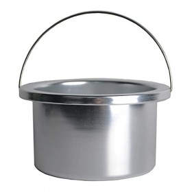 kowaku Pot intérieur de chauffe-cire, pot de cire en métal vide peut épilation bol de cire remplacement de machine de cire po