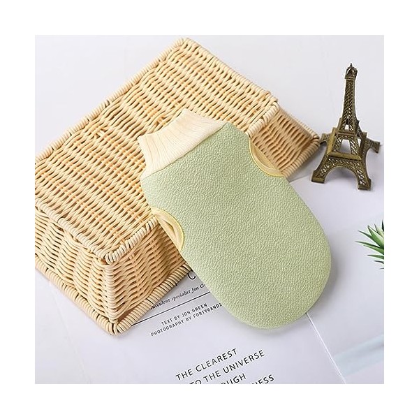 minkissy 2 Pièces Gant Exfoliant Mitaines Exfoliantes Gants De Serviette De Bain Mitaines De Douche Universelles Épurateur De