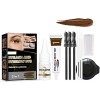 2 In 1 Semi-permanent Eyebrow Eyelashres Dye Tint Kit Brow Lashes Tattoo Cream, Teinture Sourcils Semi-permanent, Lash & Brow