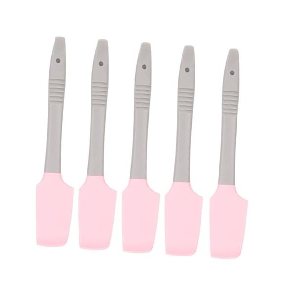 minkissy 5 Pièces Appliquer Une Spatule De Cire Spatule De Maquillage Applicateur À Lèvres En Silicone Spatule En Silicone Sp