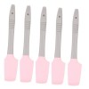 minkissy 5 Pièces Appliquer Une Spatule De Cire Spatule De Maquillage Applicateur À Lèvres En Silicone Spatule En Silicone Sp