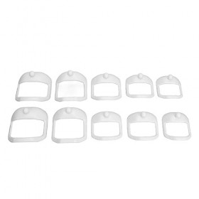 Shaper de Guide de Barbe, Coupe Précise Portable 2 Ensembles de Modèles de Rasage de Barbe Multifonctionnels pour Hommes