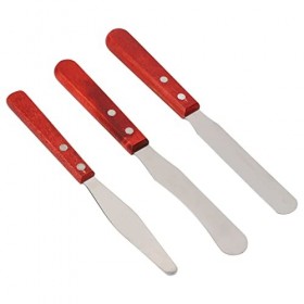 Spatules à Cire, Applicateur dépilation Léger, Résistant à lusure et Durable en Acier Inoxydable, Surface Lisse pour Salon